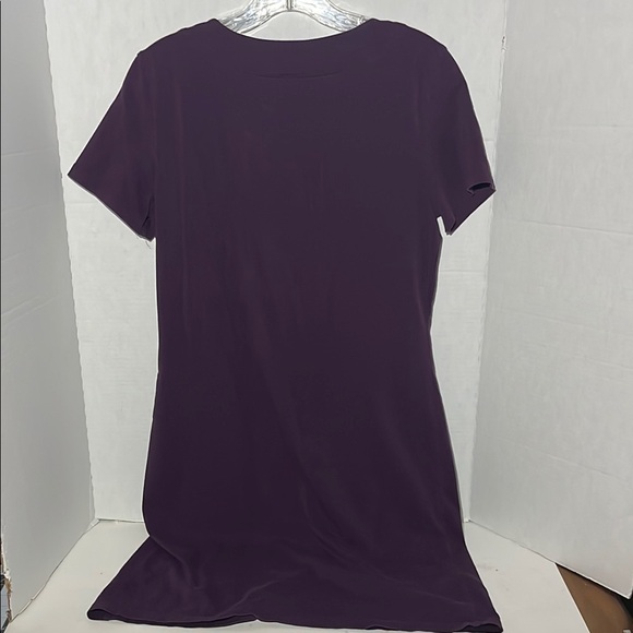Calvin Klein Purple Lace-Up Top - Picture 3 of 11